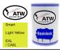 Preview: Smart, Light Yellow, EAL / CA6L: 500ml Lackdose, von ATW Autoteile West.